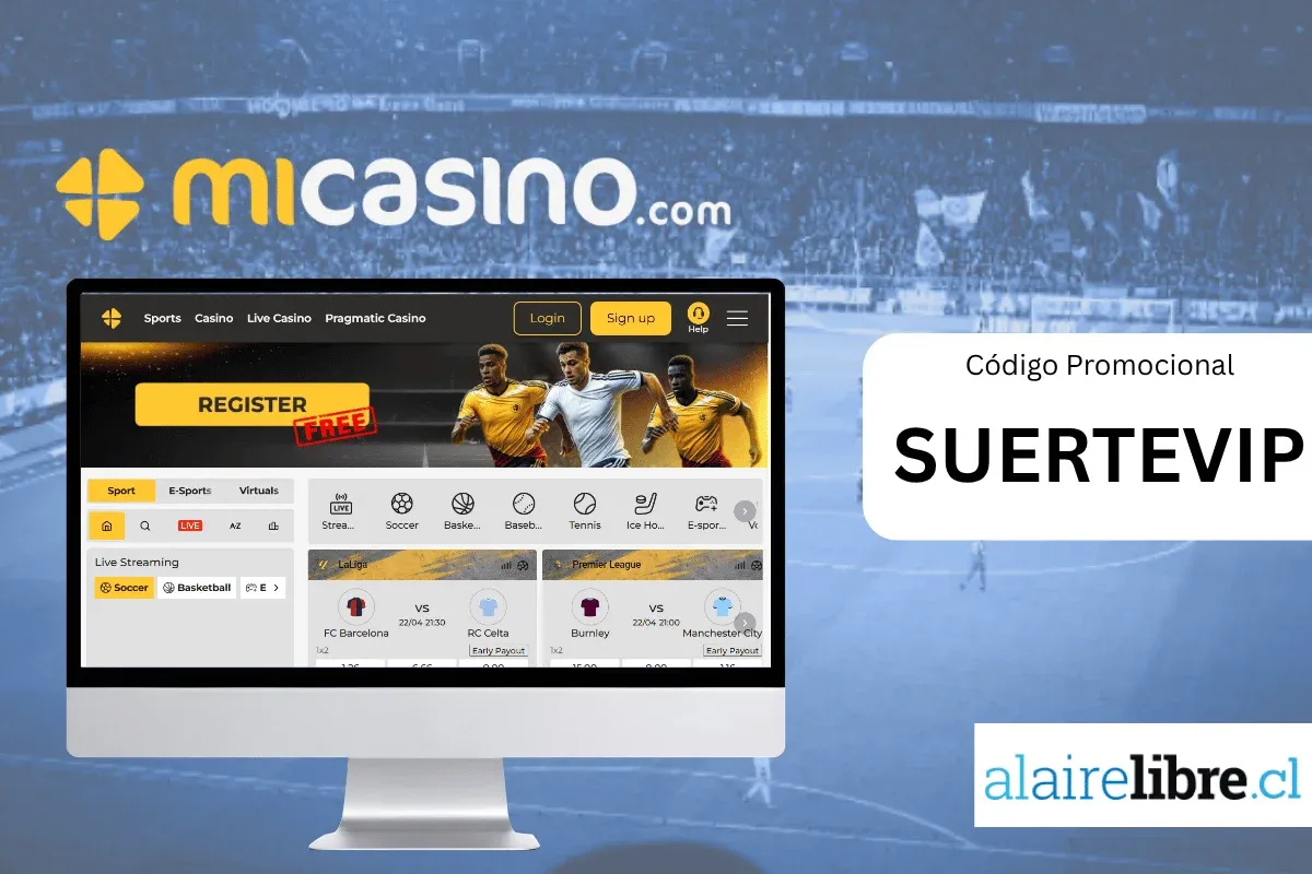 web micasino en chile y su oferta de apuestas deportivas con el código SUERTEVIP