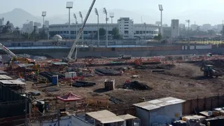 Santiago 2023: Autoridades y deportistas visitaron avances en el Centro de Deportes de Contacto