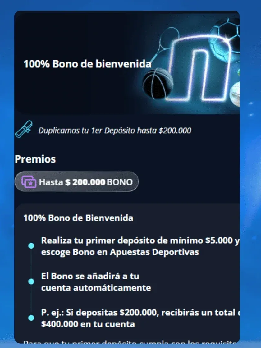 novibet bono de bienvenida chile