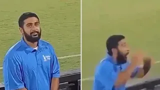 [Video] La divertida reacción de un guardia de seguridad tras gol de tiro libre de Messi