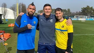Arturo Vidal trabajó junto a Javier Zanetti: Gracias por la compañía, capitán