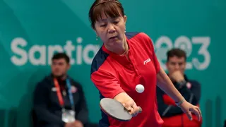 Chilena Zhiying Zeng debutó con triunfo en el tenis de mesa femenino de Santiago 2023
