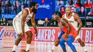 Oklahoma venció en la prórroga a Houston y descontó en la llave de playoffs entre ambos