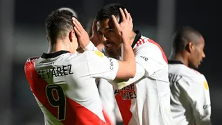 Julián Alvarez anotó triplete en la espectacular goleada de River Plate sobre Sarmiento