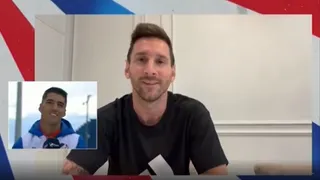 Messi a Luis Suárez: Voy a seguir a Nacional por ti