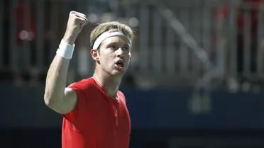 [VIDEO] El momento de furia que tuvo Jarry en el duelo ante Busé en la Copa Davis