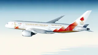 Tokio 2020 presentó el diseño del avión que trasladará la antorcha olímpica