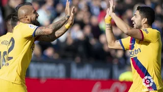 Arturo Vidal fue trascendental en la remontada de Barcelona sobre Leganés en la liga española