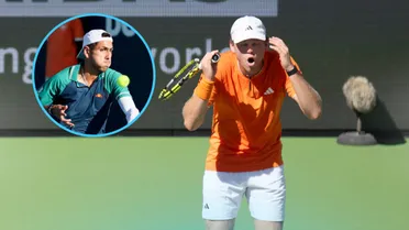 Perdió la paciencia: Alex Michelsen tuvo un “encontrón” con los hinchas chilenos tras eliminar a Tabilo en el Masters 1000 de Miami