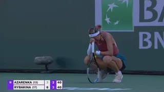 “Estoy devastada, deseo la paz”: Victoria Azarenka rompió en llanto en Indian Wells