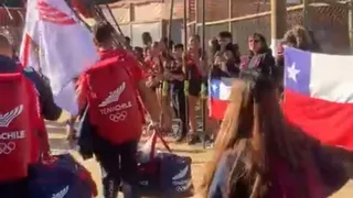 Team Chile de remo fue despedido con aplausos para disputar los Panamericanos