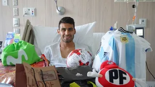 Jonathan Zacaría fue operado con éxito del corte de ligamento de la rodilla izquierda