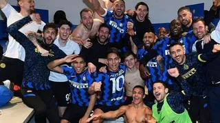 Arturo Vidal y Alexis Sánchez sumaron un nuevo festejo tras la victoria de Inter sobre Atalanta