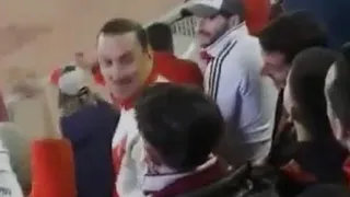 El clon de Zlatan llegó al Monumental para alentar a River