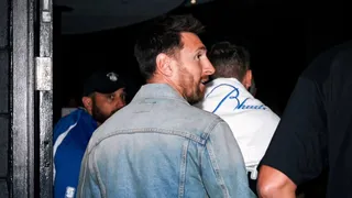 Lionel Messi fue a ver perder a Miami Heat ante Boston Celtics