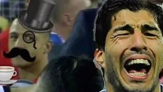 Luis Suárez fue el blanco favorito de los memes tras la eliminación de Uruguay de la Copa América