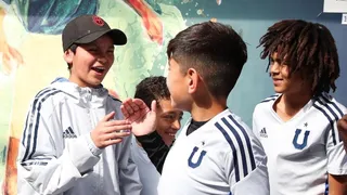 Pequeño arquero de la U volvió a jugar tras accidente vehicular de 2022