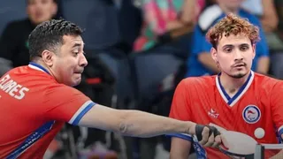 🥈 El para tenis de mesa sumó una nueva plata gracias a Flores y Leiva