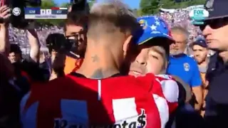 El capítulo dos: La “Gata” Fernández fue a disculparse y Maradona lo volvió a encarar