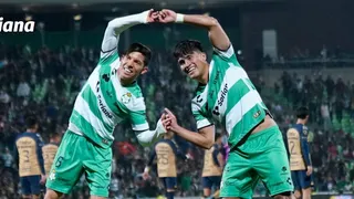 Santos Laguna logró sólido triunfo sobre Pumas en la liga mexicana
