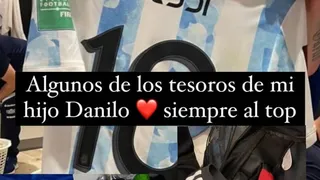 La envidiable colección de camisetas que Gary Medel obsequió a su pequeño hijo Danilo