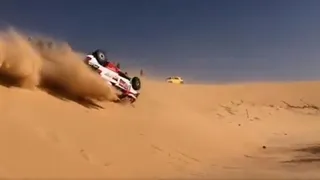 Varias vueltas de campana: así fue el accidente de Fernando Alonso en el Dakar