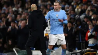 Guardiola respondió con ironía y apuntó a Messi tras volver a reemplazar a Haaland