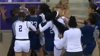 Una feroz pelea dejó ocho expulsadas en el baloncesto universitario de Estados Unidos