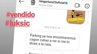 Arturo Vidal y actor de “Amor a la Catalán” se encararon en duro diálogo