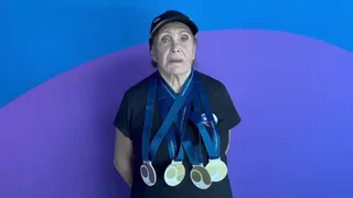 La nadadora Eliana Busch logró cuatro medallas de oro en el Mundial Máster de Doha
