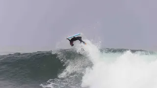 Matías Díaz fue la figura chilena en cuarta jornada del Erizos Internacional Iquique Bodyboard Pro