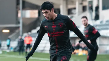 Darío Osorio fue enviado al equipo sub 21 de Midtjylland y anotó un gol en su debut