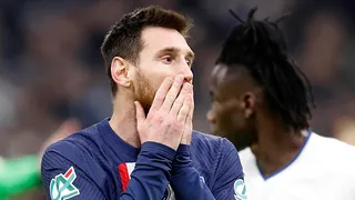 Messi se lesionó en la derrota ante Olympique de Marsella de Alexis