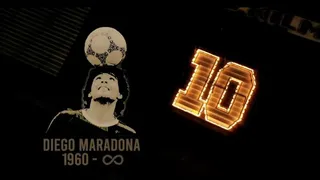 El emocionante homenaje de Quilmes en su estadio para Diego Maradona