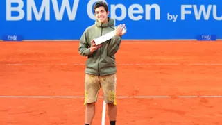 El punto que le dio el título del ATP de Munich a Cristan Garin ante Matteo Berrettini
