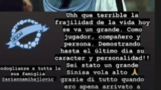 Marcelo Salas recordó a Sinisa Mihajlovic: Qué terrible la fragilidad de la vida