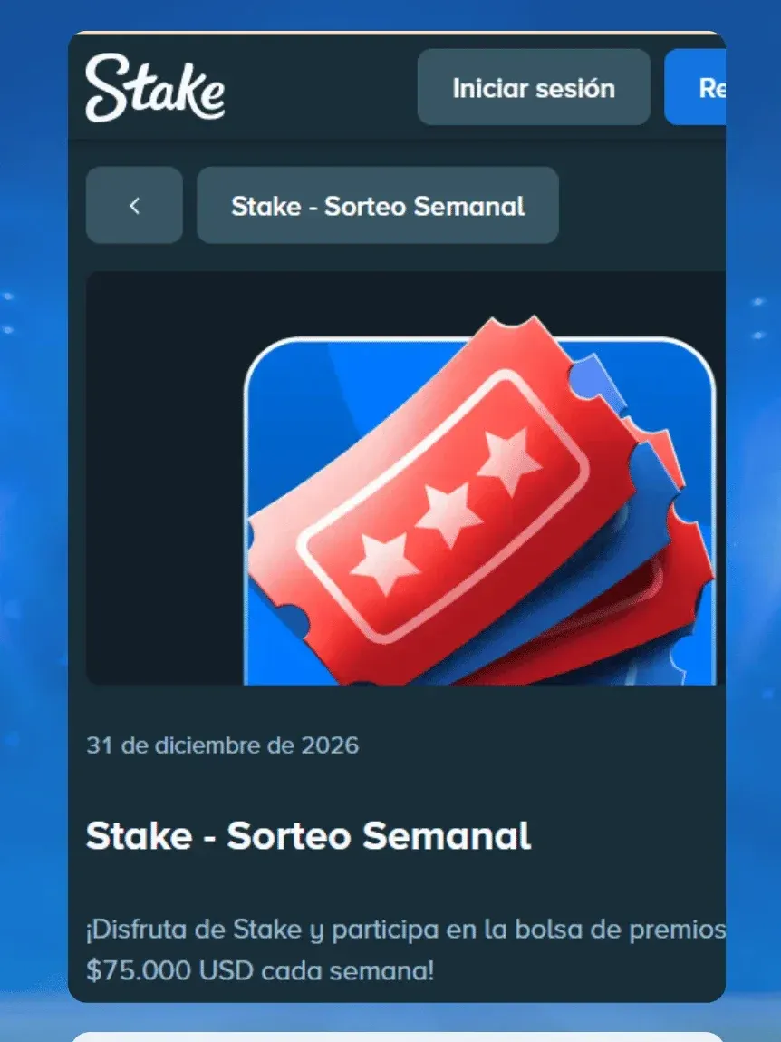 stake bono de bienvenida chile