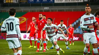 Portugal venció a Luxemburgo con goles de Diogo Jota, Cristiano Ronaldo y Joao Palhinha