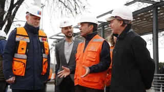Santiago 2023: Ministro Pizarro recorrió el Parque Estadio Nacional junto a parlamentarios
