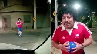 La imitación de Halloween que sacó risas a Carlos Caszely