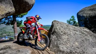 Benjamín Herrera terminó en el sexto lugar de su categoría en el EnduroGP