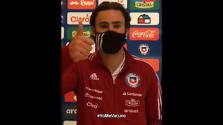 “Yo me vacuno”: Ben Brereton Diaz participó en campaña de dosis de refuerzo contra el Covid-19