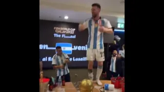 “Enfervorizados”: La celebración de Argentina en el camarín