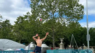 Los primos Grimalt entrenaron a los pies de la Torre Eiffel en la previa de los Juegos Olímpicos