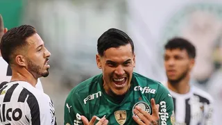 Palmeiras tumbó a Santos y llegará intratable al duelo con la UC en Copa Libertadores