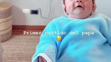 “Primer partido del papá”: Nicolás Jarry fue apoyado a la distancia por su hijo recién nacido