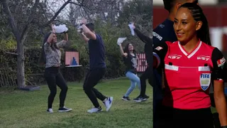 Al ritmo de “La Consentida”: Cindy Nahuelcoy se lució con pie de cueca en la “fonda arbitral”