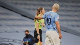 Pep Guardiola defendió a Sergio Agüero por incidente con jueza de línea
