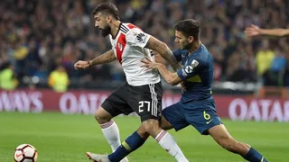 Pratto anotó la igualdad de River ante Boca en la “Súper Final” de la Copa Libertadores