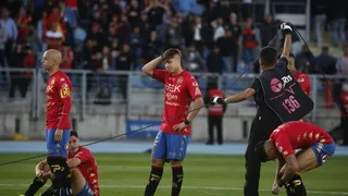 La desazón de Unión Española tras perder la final de la Copa Chile ante Magallanes en Rancagua